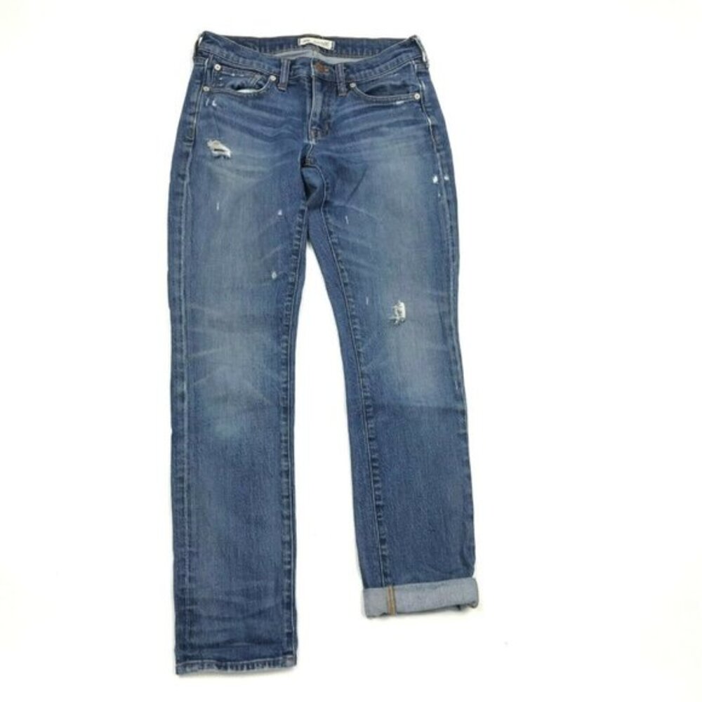 Madewell Slim‎ Boy jeans Blue Hatfield Distressed